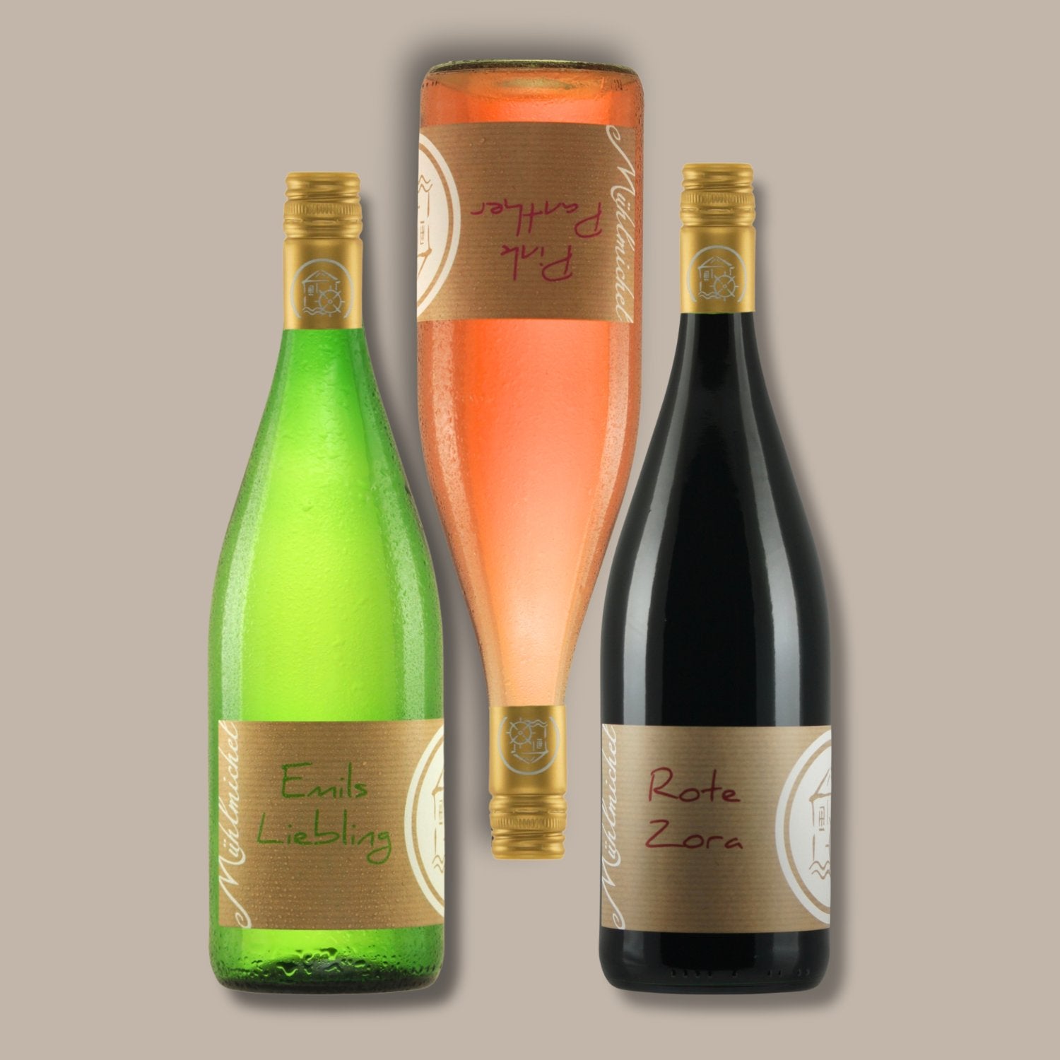 Weine in der Liter Flasche