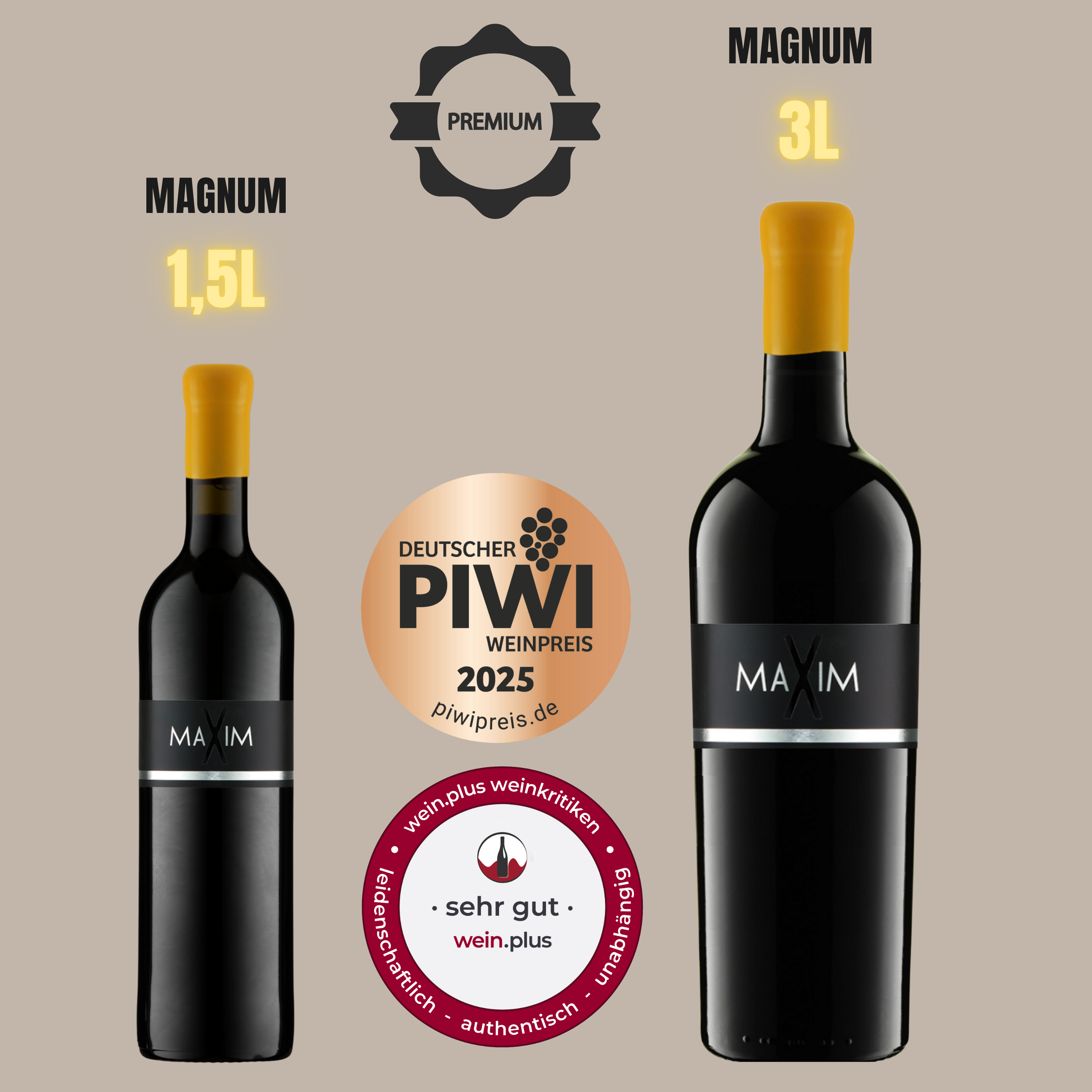 MAGNUM 2023 MAXIM Cabertin Rotwein trocken
