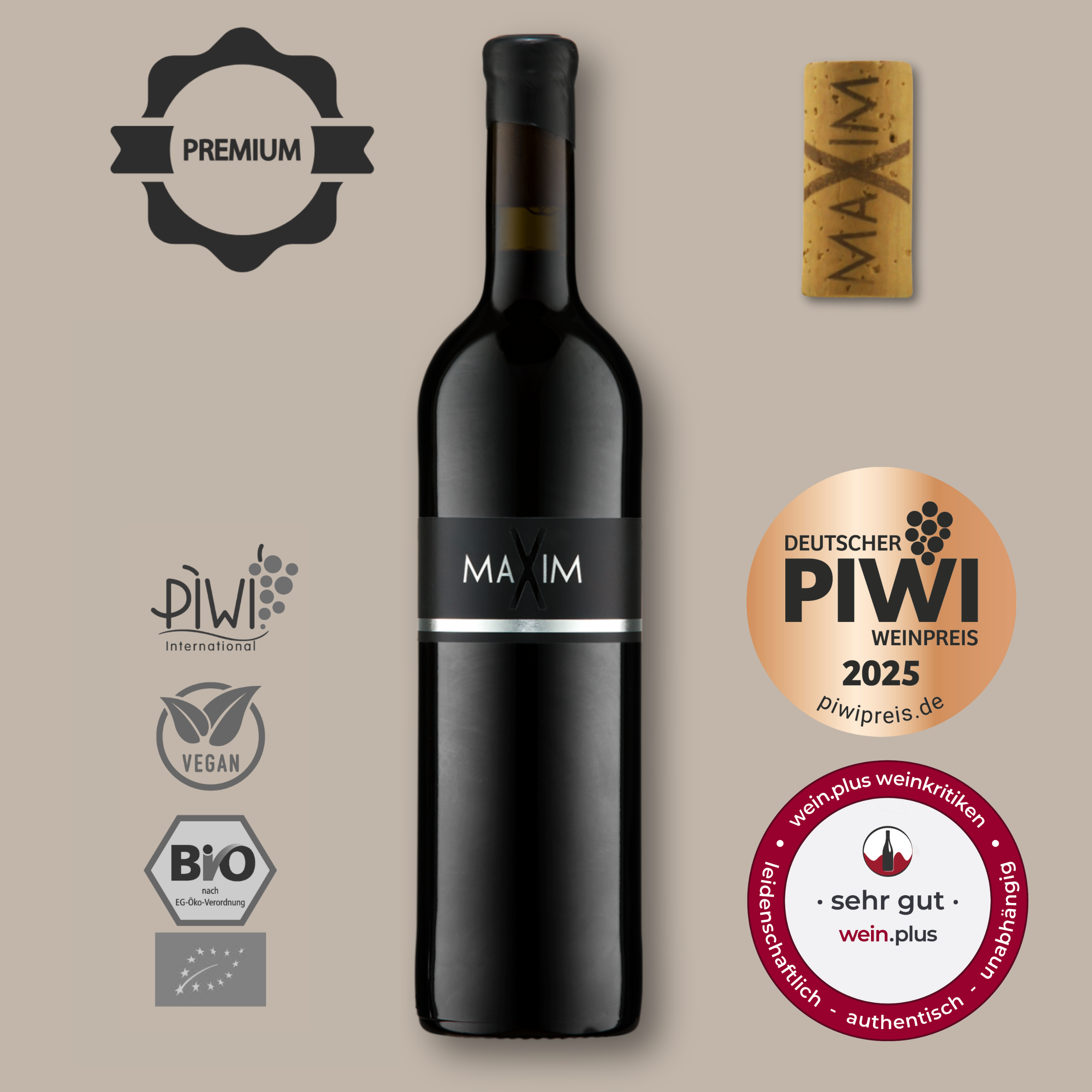 2023 MAXIM Cabertin Rotwein trocken