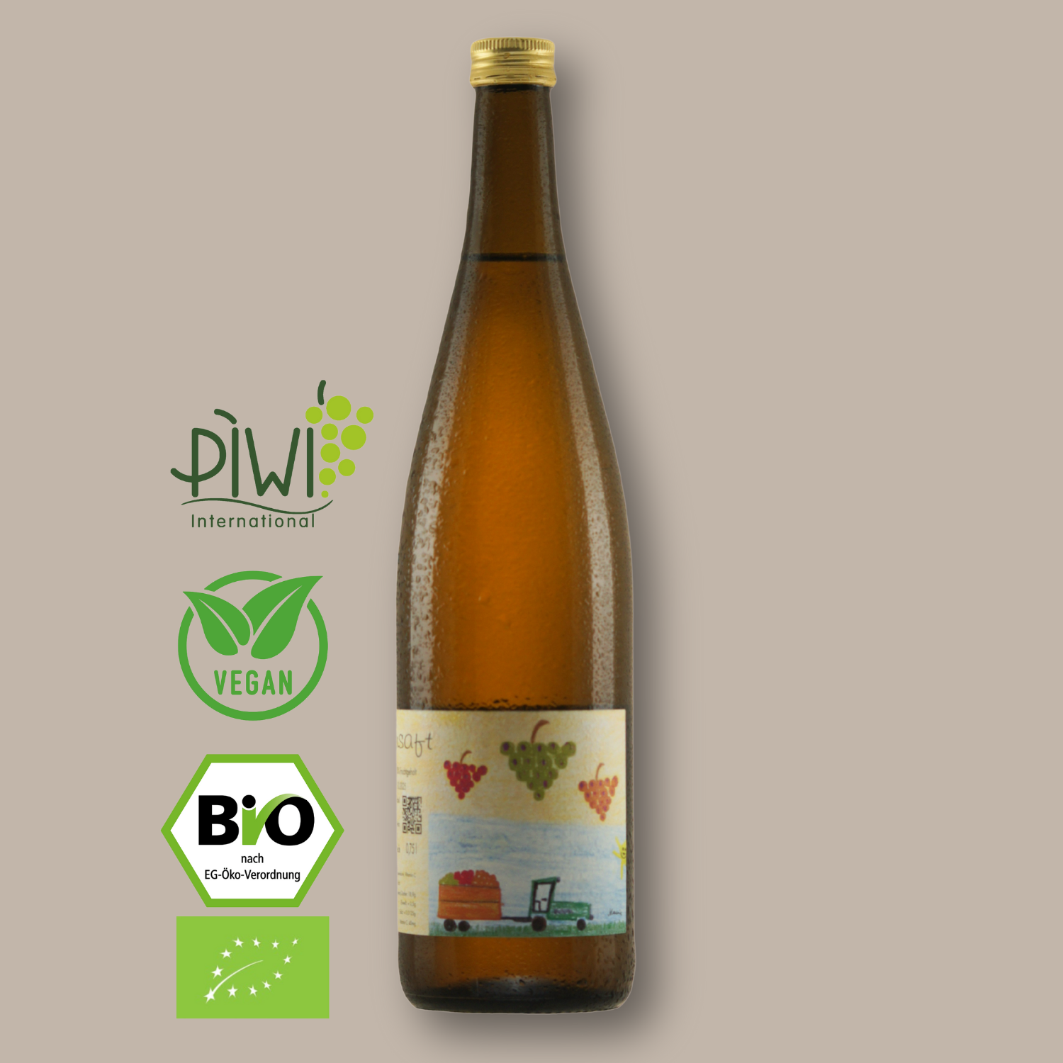 Bio Traubensaft Weiss Bio Weingut Mühlmichel Kirchheim Pfalz
