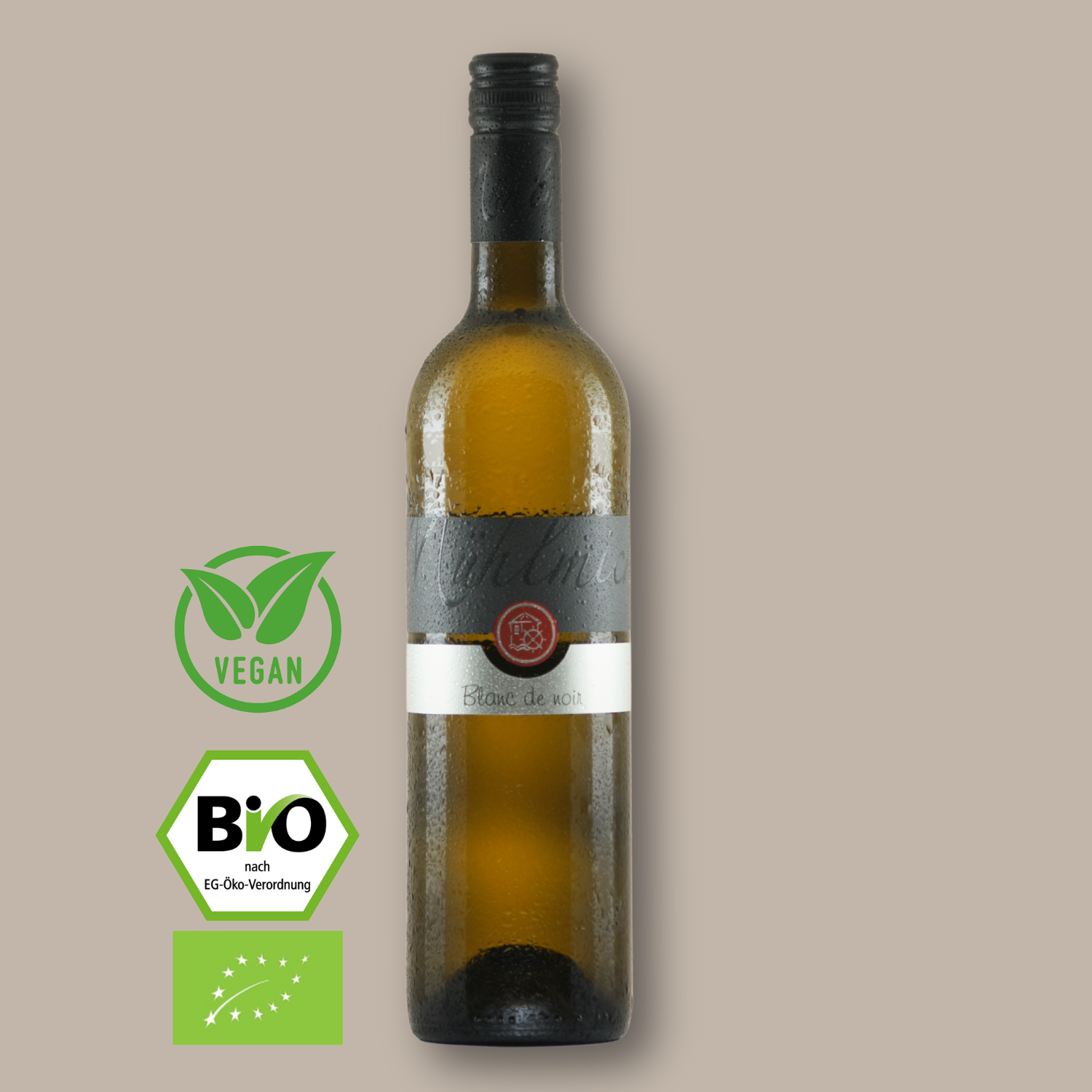 Blanc de noir_ albtrocken Bio Weingut Muehlmichel Kirchheim Pfalz 