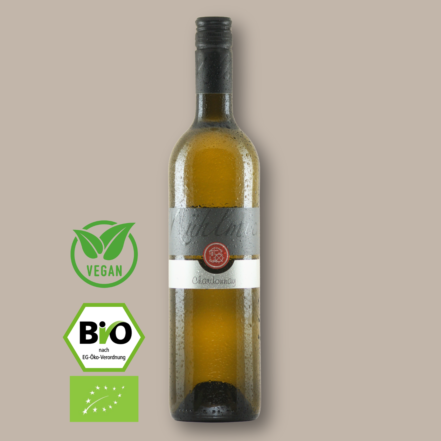 Chardonnay trocken Bio Weingut Muehlmichel Kirchheim Pfalz