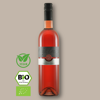 Cuvee rose fonce halbtrocken Bio Weingut Muehlmichel Kirchheim Pfalz 