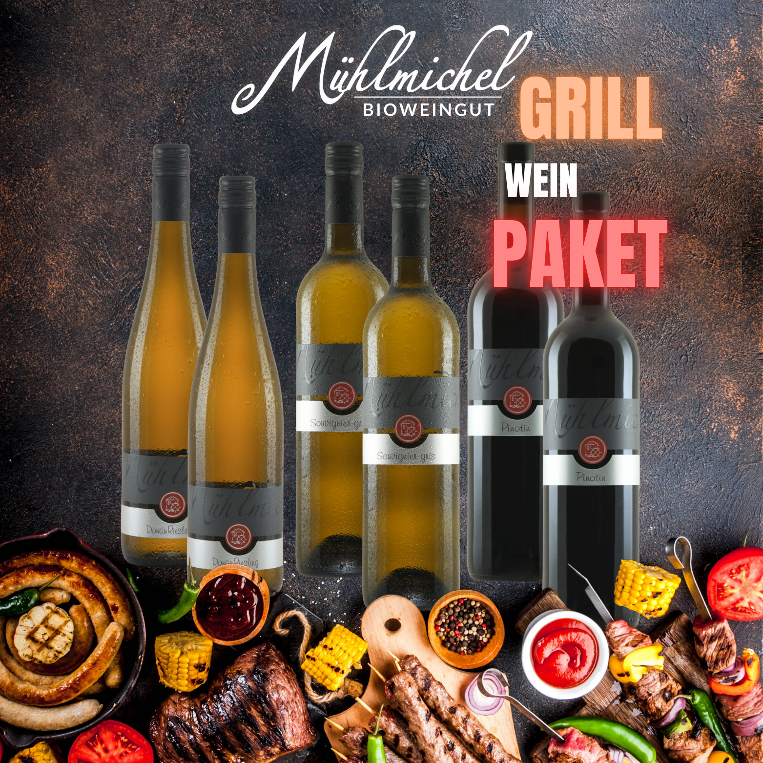 Grill wein paket Weingut Muehlmichel Pfalz