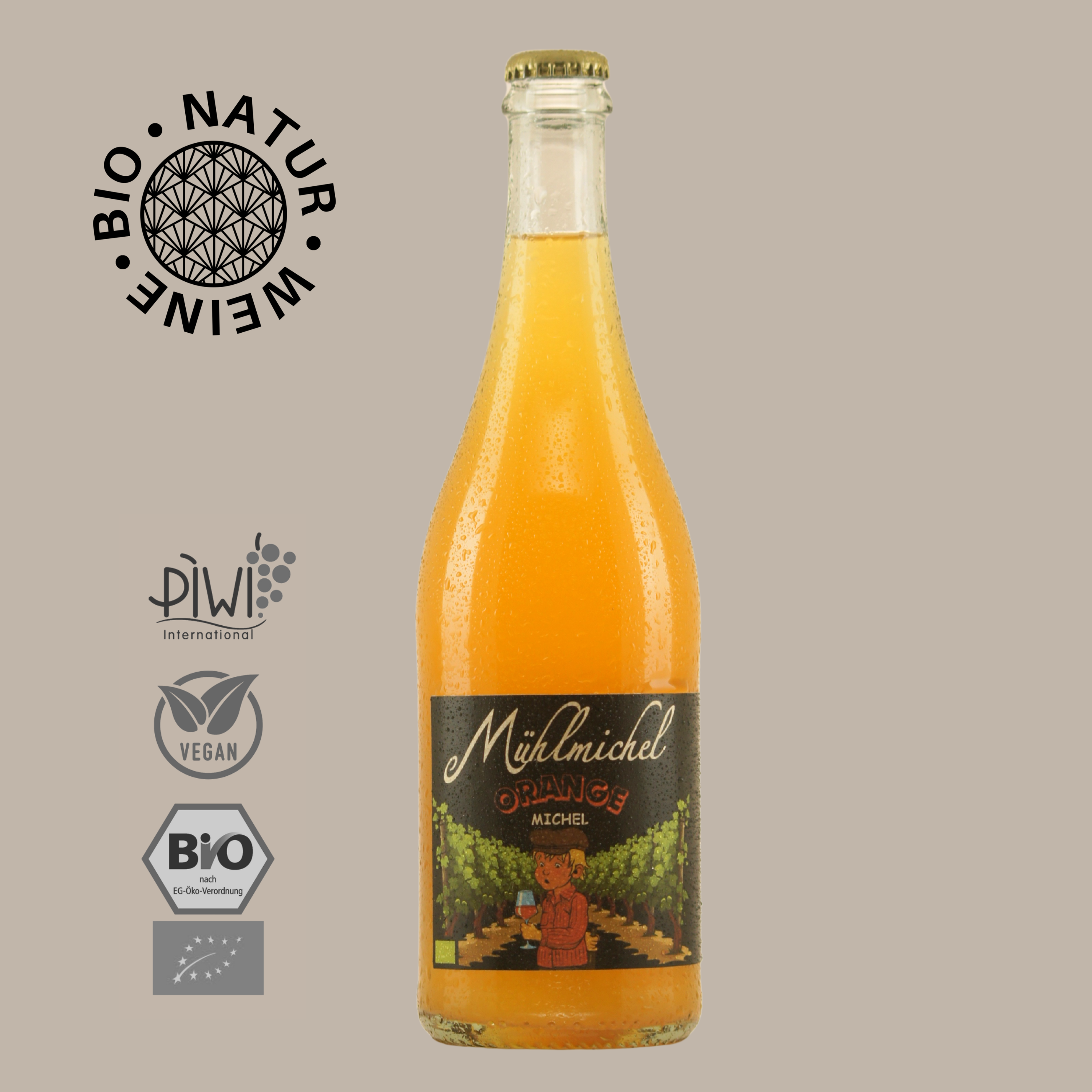 orangewein donauriesling bio weingut muehlmichel kirchheim pfalz