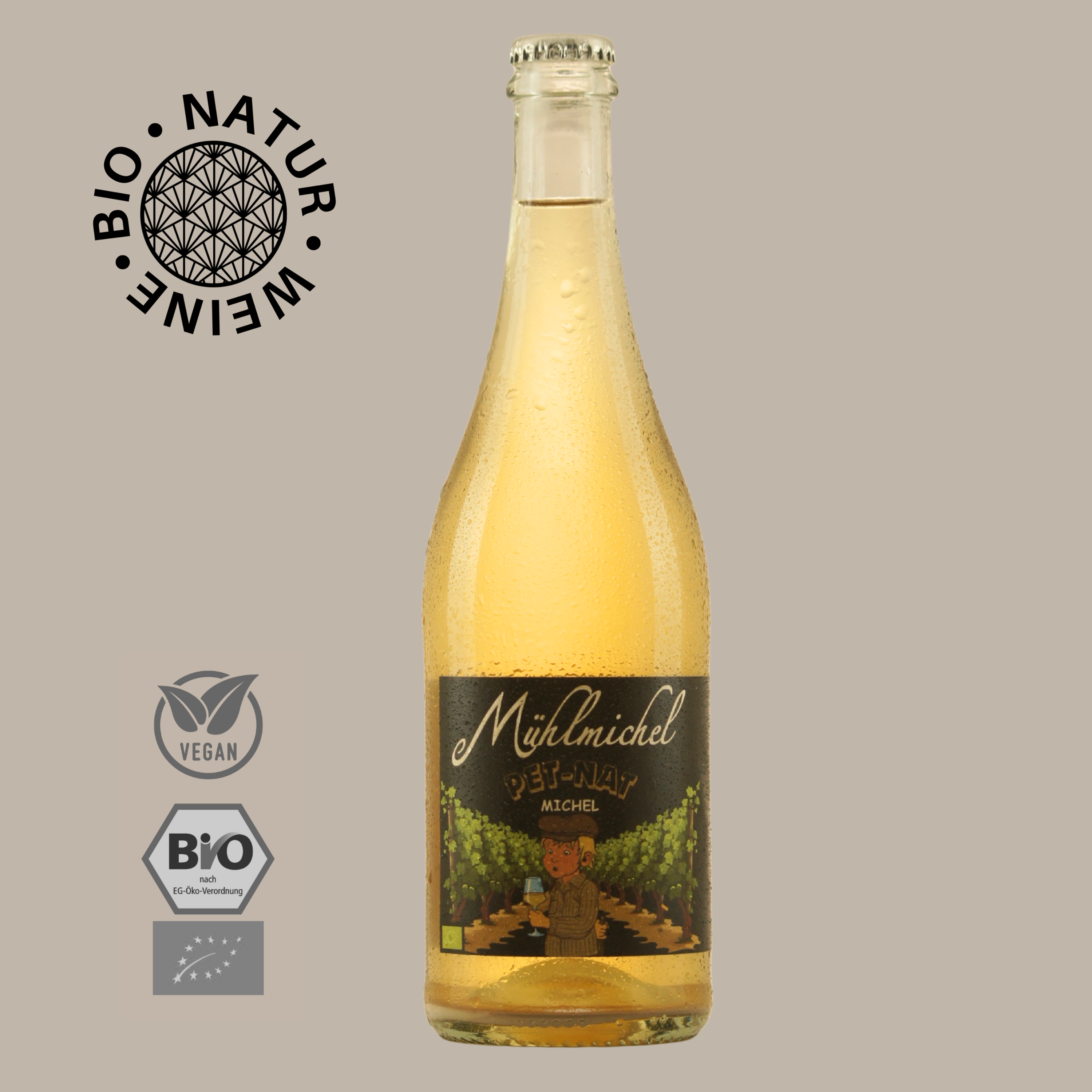 sauvignonblanc petnat bio weingut muehlmichel kirchheim pfalz