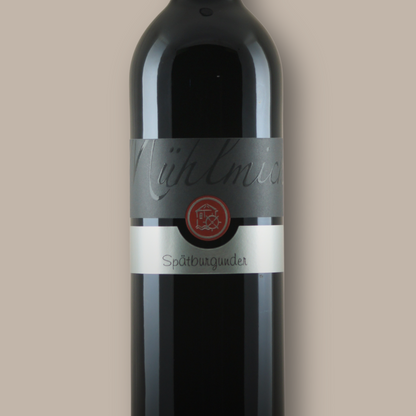 Spätburgunder Rotwein halbtrocken Bio Weingut Muehlmichel Kirchheim Pfalz 