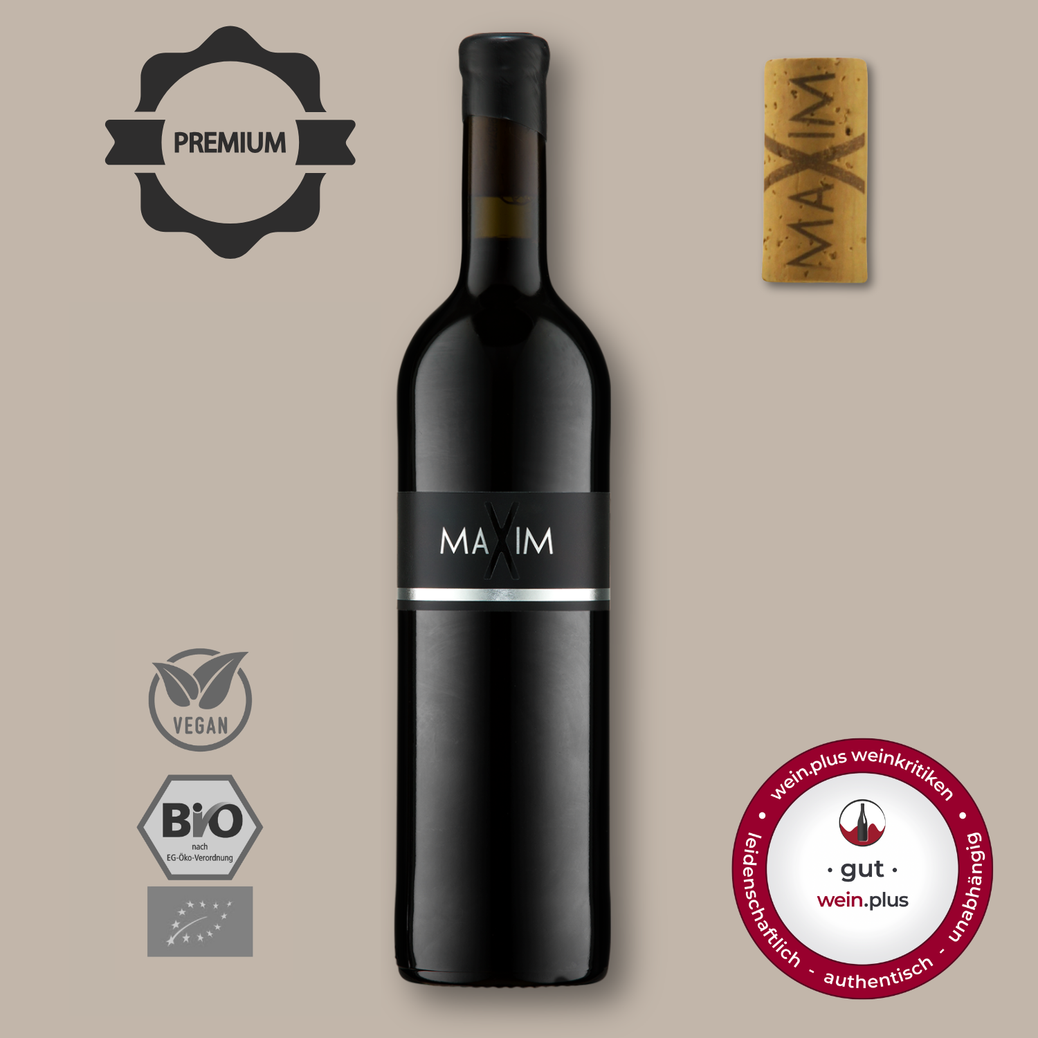 Spaetburgunder Rotwein trocken Eichenfass Barrique ausgezeichnte gut wein plus Bio Weingut Muehlmichel Kirchheim Pfalz 