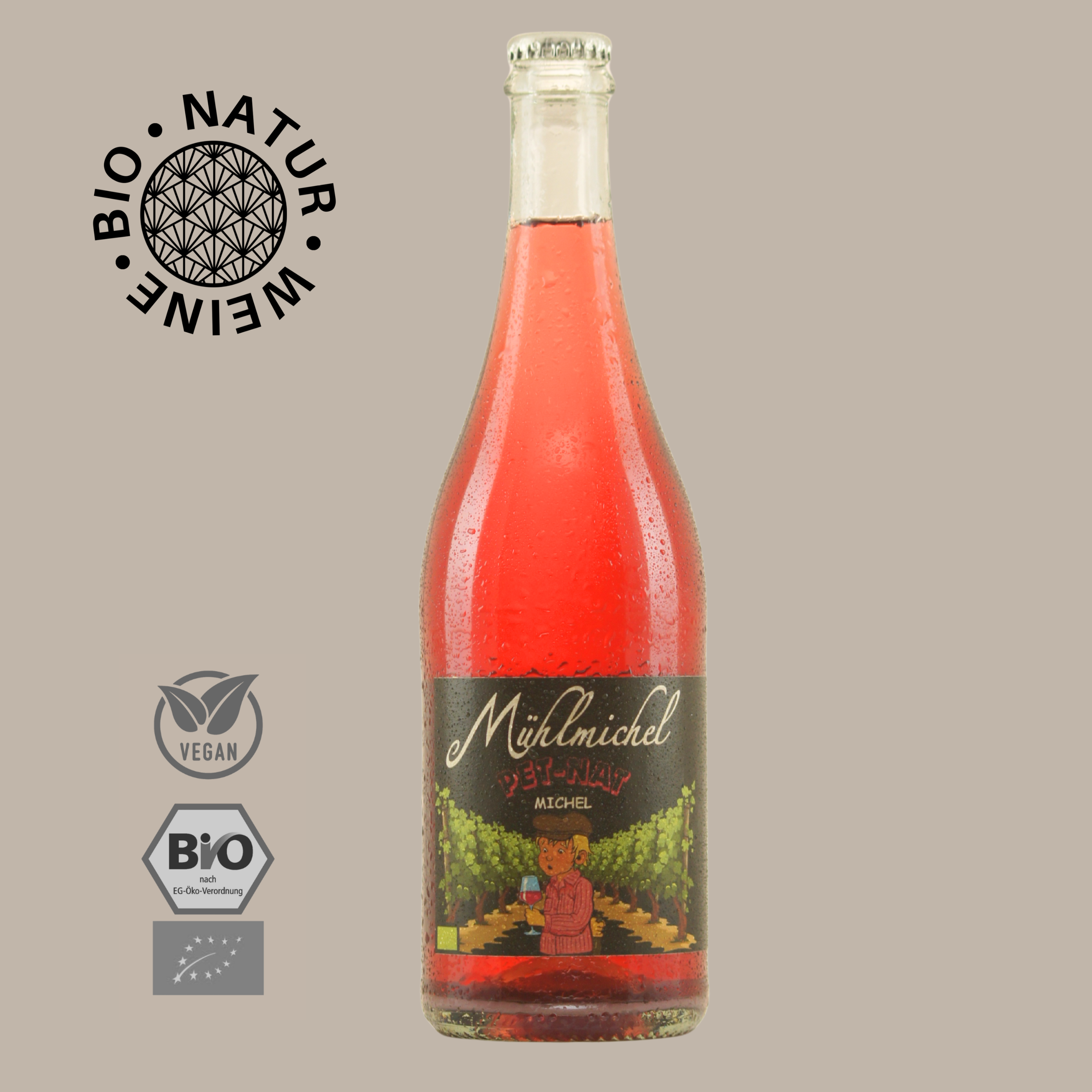 syrah cabernetsauvignon petnat bio weingut muehlmichel kirchheim pfalz