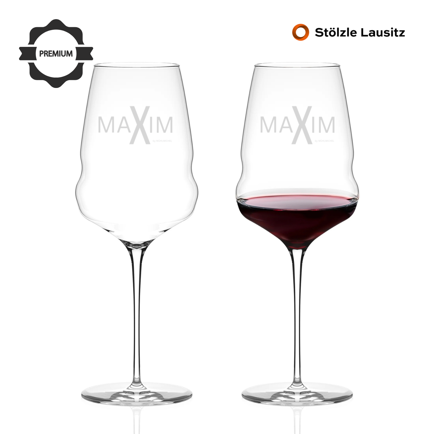 Weinglas Stölzle Lausitz cocoon Rotwein zwei Bio Weingut Muehlmichel